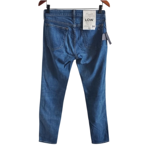 Rag & Bone Dre Low-Rise Slim Boyfriend Jeans Size 24 - Picture 2 of 11